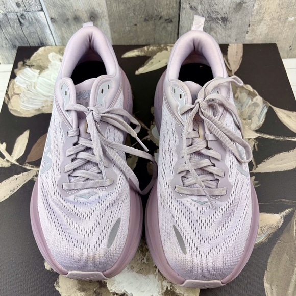 Hoka One One Bondi 8 in Violet Lavender Size 8.5 B. - Picture 3 of 13